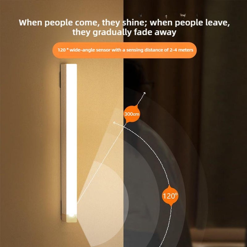 Under Cabinet Lights With Magnetic, Under Cabinet Light, Wireless Magnetic Closet Lights, Dimmable Closet Lights For Bedroom Stairs (White 10cm) - Image 3